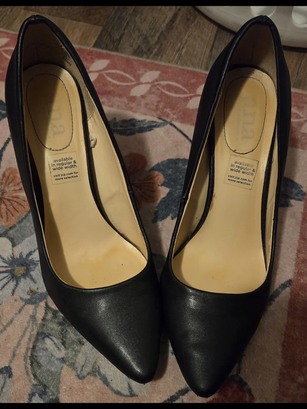 a.n.a Black Pointed Toe High Heel Pumps